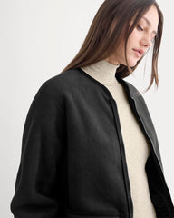 Reversible Teddy Jacket | Black