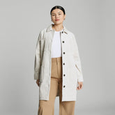 The Corduroy Long Shirt Jacket | Sandstone