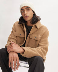 The Cashmere Fine Rib Beanie | Bone