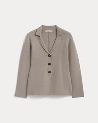 The Knit Blazer | Light Heathered Grey