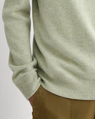 The Cashmere Crew | Light Heathered Moss