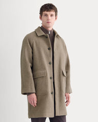 ReWool Car Coat | Heather Taupe