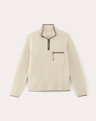 The Teddy Quarter-Zip Fleece | Heathered Oat
