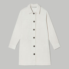 The Corduroy Long Shirt Jacket | Sandstone