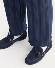 Lounge Rib Pant | Navy