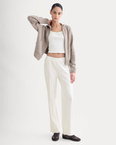Lounge Rib Pant | Bone