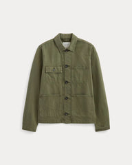The Denim Utility Jacket | Garment-Dyed Kalamata