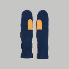 The Cashmere Mittens | Multi Stripe