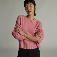 The Cashmere Boxy Crew | Bubblegum