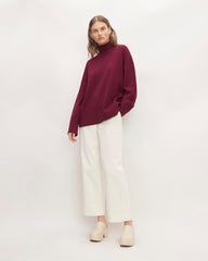 The Cashmere Oversized Turtleneck | Brandy