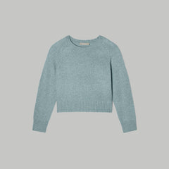 The Cashmere Boxy Crew | Spring Lake Twist