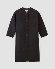 The ReNew Quilted Long Liner | Black