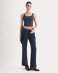 Lounge Rib Tank | Navy