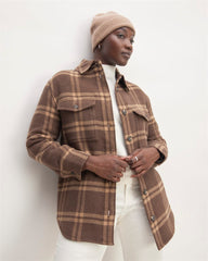 The Cashmere Fine Rib Beanie | Heathered Woodsmoke