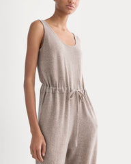 Cashmere Lounge Jumpsuit | Oatmeal