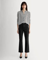 The High-Key Stovepipe Jean | Washed Black