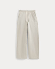 Luxe Fleece Wide-Leg Sweatpant | Heathered Oat