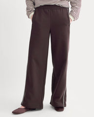 Luxe Fleece Track Pant | Dark Chocolate