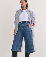 The Denim Culotte | New Blue
