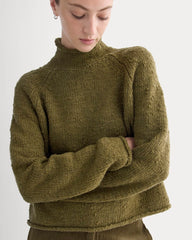Rollneck Sweater | Olive