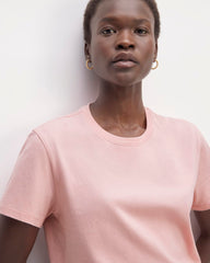 The Box-Cut Tee in Essential Cotton | Rose Pink | No Pocket