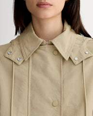 The Short Anorak | Trench Coat Khaki