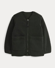 Reversible Teddy Jacket | Black