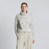 The Alpaca Oversized Turtleneck | Light Grey Heather