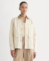 The Ranch Jacket | Garment-Dyed White / Cream