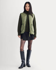 ReNew Quilted Vest | Lichen Green
