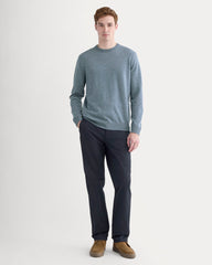 The Cashmere Crew | Denim Blue