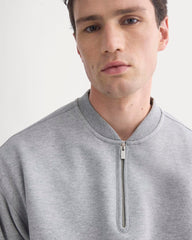 Luxe Fleece Half-Zip Pullover | Vintage Heather Grey