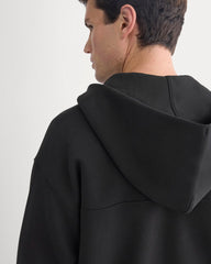 Luxe Fleece Full-Zip Hoodie | Black