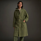 The Canvas Organic Cotton Parka | Forest Green