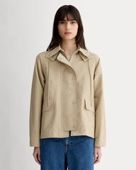 The Short Anorak | Trench Coat Khaki