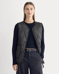 ReNew Quilted Vest | Black