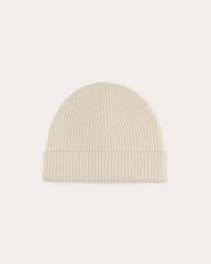 The Cashmere Ribbed Beanie | Bone