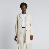 The Italian ReWool® Cocoon Coat | Cream