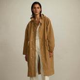 The Canvas Organic Cotton Parka | Cappuccino