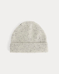 The Cashmere Ribbed Beanie | Frost Donegal