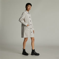 The Corduroy Long Shirt Jacket | Sandstone