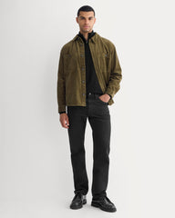 Straight-Leg Stretch Jean | Black