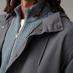 The Waxed Cotton Parka | Slate