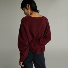 The Cashmere Boxy Crew | Tawny Port