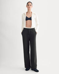 Lounge Rib Hoodie | Bone