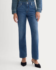 Low-Rise Straight Jean | Tungsten Old Blue