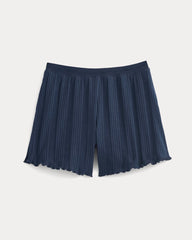 Lounge Rib Short | Navy