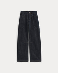 The Gardener Pull-On Jean | Dark Indigo