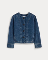 The Denim Barrel Jacket | Deep Atlantic
