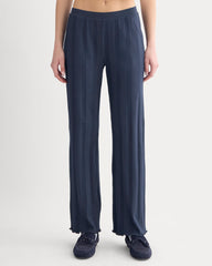 Lounge Rib Pant | Navy
